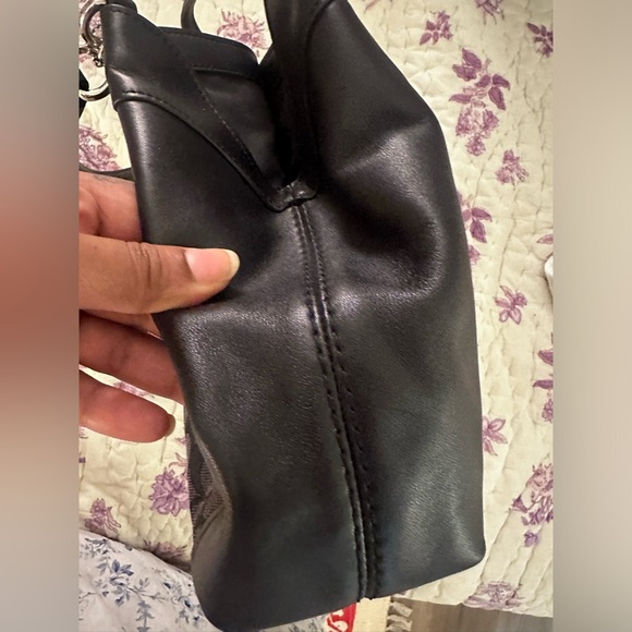 Coach Lexi Laquard and Leather Shoulder Bag - Picture 3 of 8